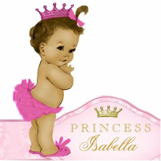 Princesa rosada fiesta de bienvenida al bebé fotoescultura ...
