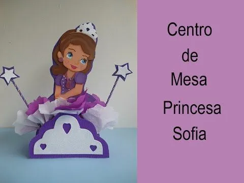 Princesa Sofia De Disney En Foamy O Gomaeva Con Moldes Para ...