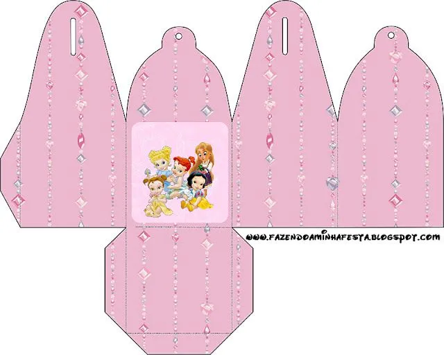 Princesas Bebés Disney: cajas para imprimir gratis. | Ideas y ...