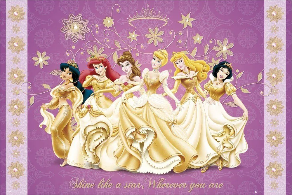 PRINCESAS DISNEY - brillo Póster, Lámina | Compra en EuroPosters.es PRINCESAS DISNEY - brillo Póster, Lámina | Compra en EuroPosters.es