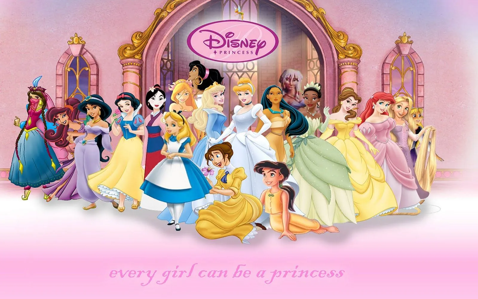 Princesas Disney no Castelo Princesas Disney no Castelo