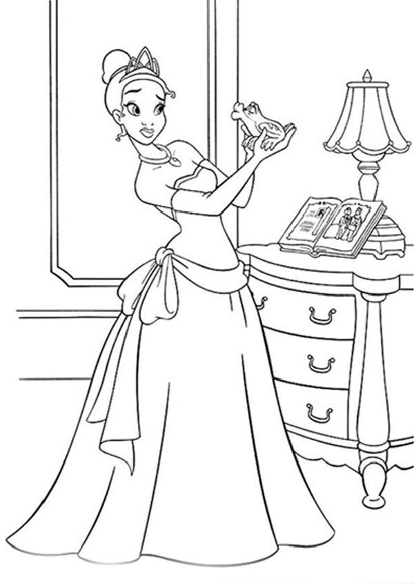 Princesas Disney: Dibujos para colorear de 