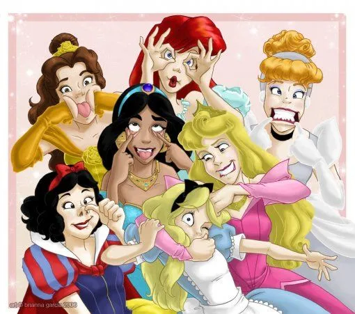 Las princesas Disney se divierten! | Angel o Demonio