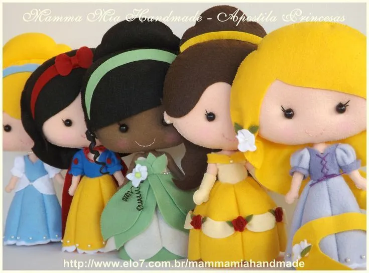 Princesas Disney | Fieltro Variado | Pinterest Princesas Disney | Fieltro Variado | Pinterest