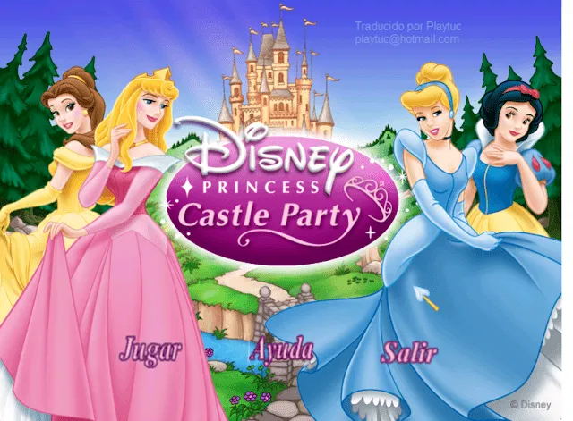 Princesas de Disney: Fiesta en el Castillo español - CHOCOLATE ...