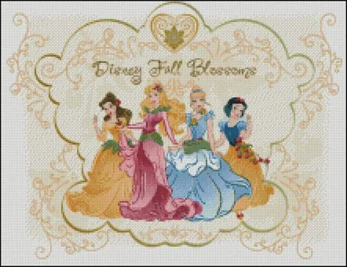 Princesas Disney - Hilos para Bordar (DMC, Rosace, Anchor, Panda ...