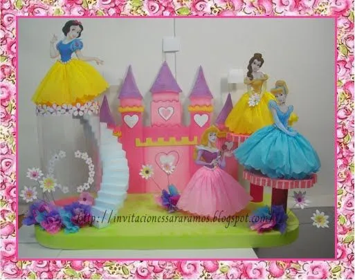  ... Princesas Disney. Invitaciones - Lamparas de Centros de Mesa - Piñata