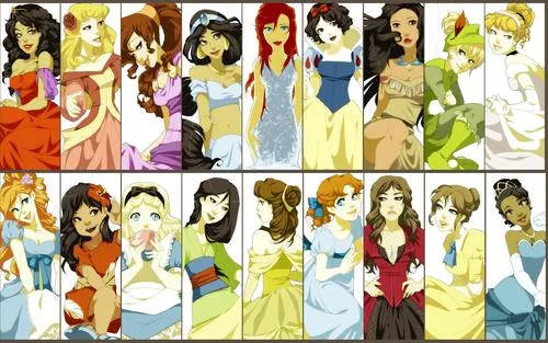 Todas las princesas de Disney y sus nombres una por una - Imagui