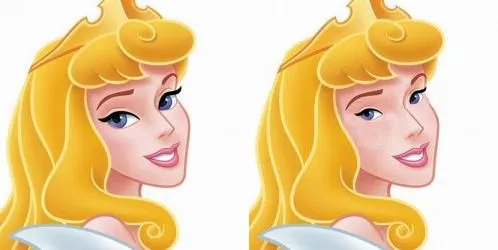 Cómo serían las princesas Disney con ojos normales. | llaollao blog
