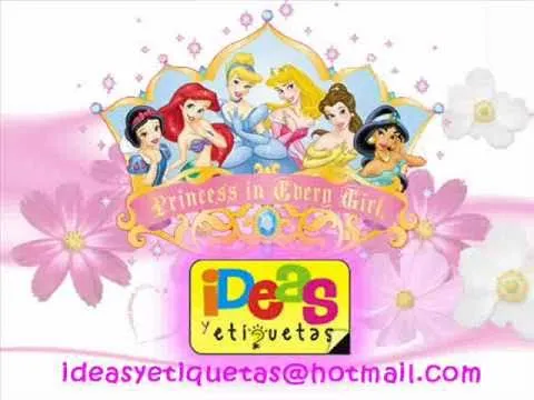 Princesas Disney - Princess - Sticker Decorativos - Decoracion ...