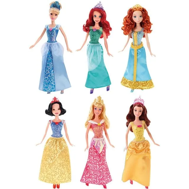 Muñeca purpurina Princesas Disney Mattel · Juguetes · El Corte Inglés