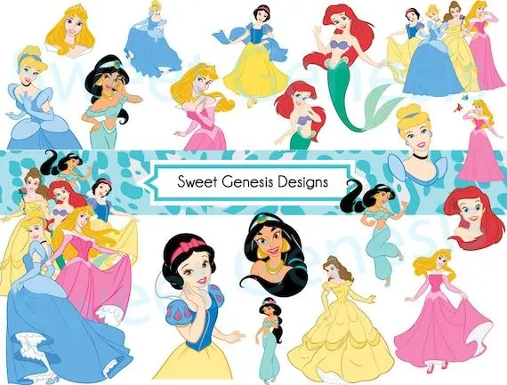 Princesas Disney vector free - Imagui