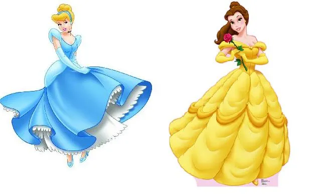 Princesa bella Disney vector - Imagui