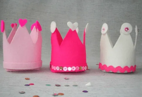 Cómo hacer una corona de princesa - Imagui