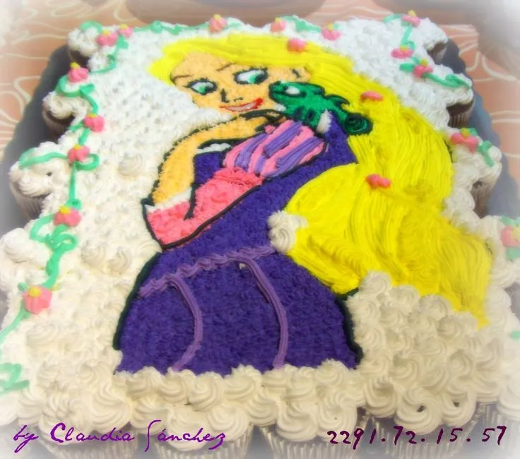 PRINCESAS on Pinterest | Rapunzel, Pastel and Cupcakes