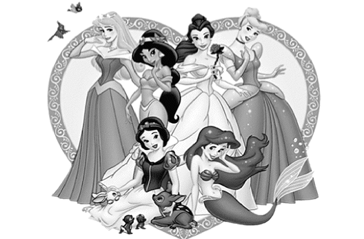 Todas las princesas Disney para colorear - Imagui
