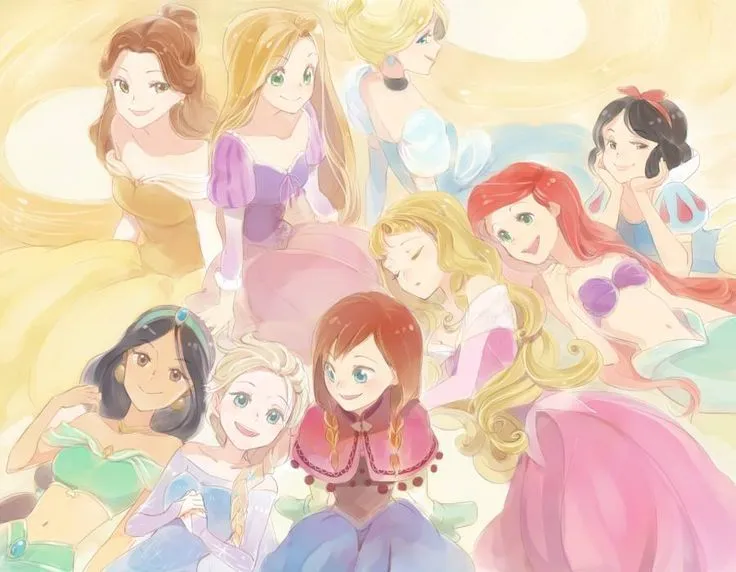 Princesas Versión Anime | PRINCESAS Y PRINCIPES | Pinterest | Anime