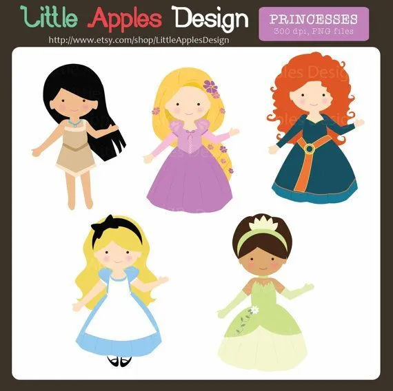 Princess Clip Art / Princess Clipart / Cute Princesses Clipart / Litt… Princess Clip Art / Princess Clipart / Cute Princesses Clipart / Litt…