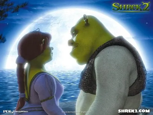 Princess Fiona and her husband Shrek - Princess Fiona Wallpaper ...