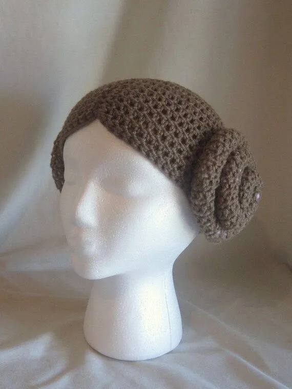 Princess Leia Hair Crochet Hat por lissa40511 en Etsy