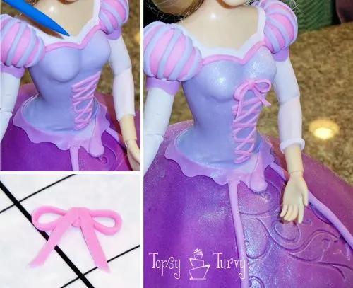 Princess Rapunzel cake tutorial | Ashlee Marie
