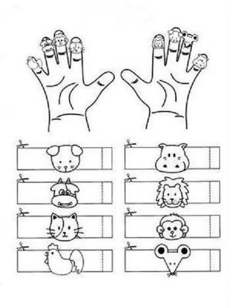 Printable Finger Puppets — Crafthubs