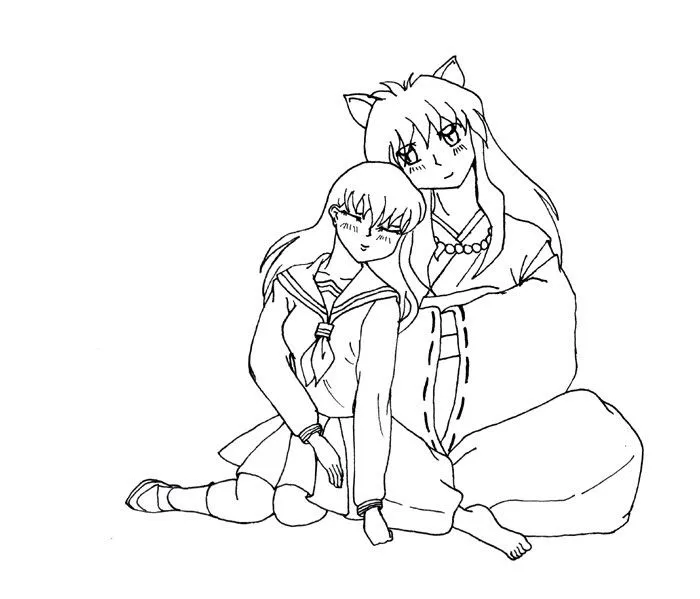 Printable Inuyasha Coloring Pages | Coloring Me