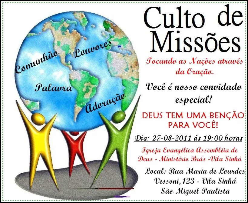 Priscila Parente Gráfica Expressa: Convites Evangélicos Priscila Parente Gráfica Expressa: Convites Evangélicos