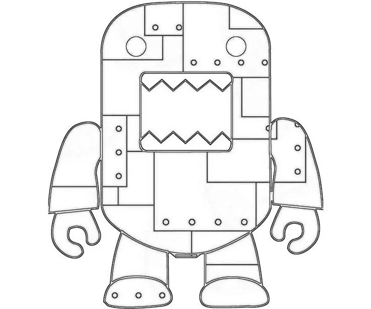 pro-putt-domo-domo-robo-coloring-pages | Coloring Mood | Pinterest