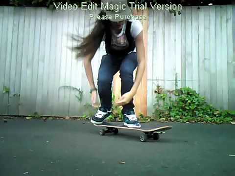 pro skater girl - YouTube