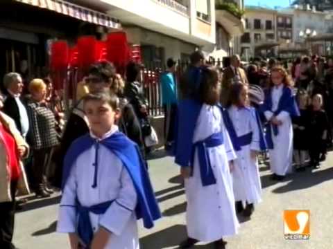 Procesión Infantil. Colegio Divina Pastora - Martos- 2013 - YouTube