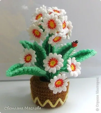 Productos de artesanía PRIMULA Crochet Knitting Yarn | flores ...