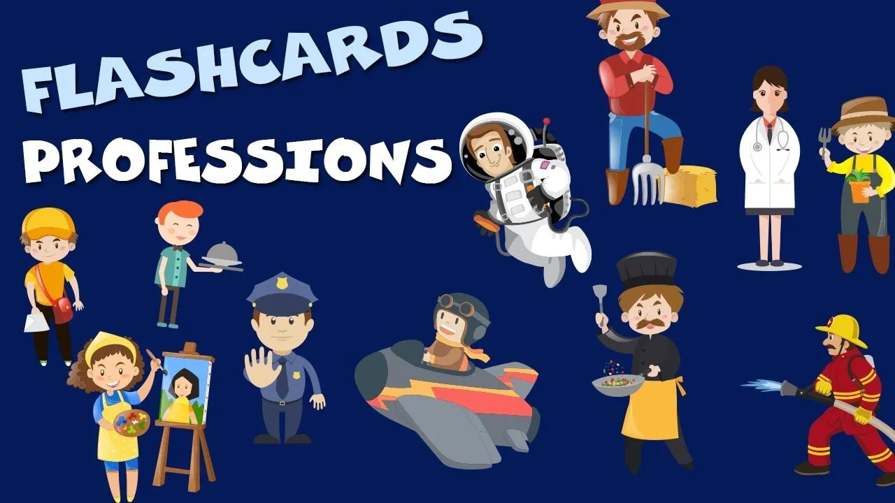 Profesiones en inglés para niños - Professions for kids - YouTube Profesiones en inglés para niños - Professions for kids - YouTube
