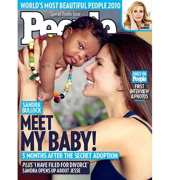 PROJETO ACOLHER: Adoção de bebê negro por Sandra Bullock gera ...