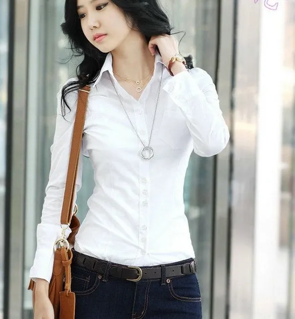 Promoción de camisa blanca túnica de alta calidad - Compra camisa ...