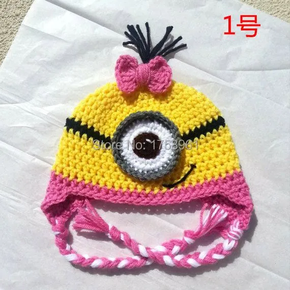 Promoción de Crochet Minion Hat - Compra Crochet Minion Hat ...
