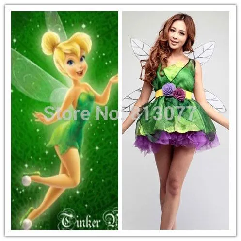 Promoción de Green Tinkerbell Dress - Compra Green Tinkerbell ...