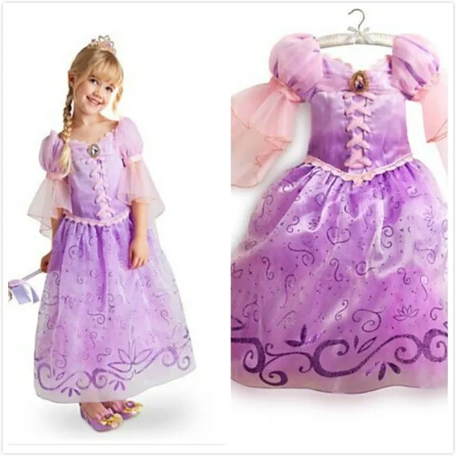 Promoción de Princess Rapunzel Dress - Compra Princess Rapunzel ...