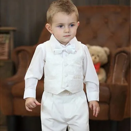 Compra trajes de bautizo blanco para los niños online al por mayor ...
