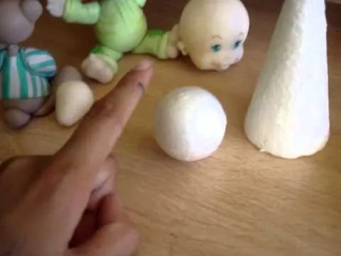 Proporciones para forrar esferas en porcelana fria - YouTube