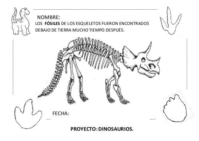 Proyecto completo dinosaurios. programación, fichas, recursos,pdf