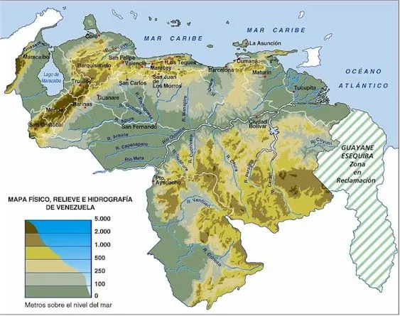 Proyecto Ensayo Hispánico: contexto geográfico, Venezuela