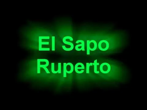 Proyecto Idioma Español-Roy Berocay y el Sapo Ruperto - YouTube
