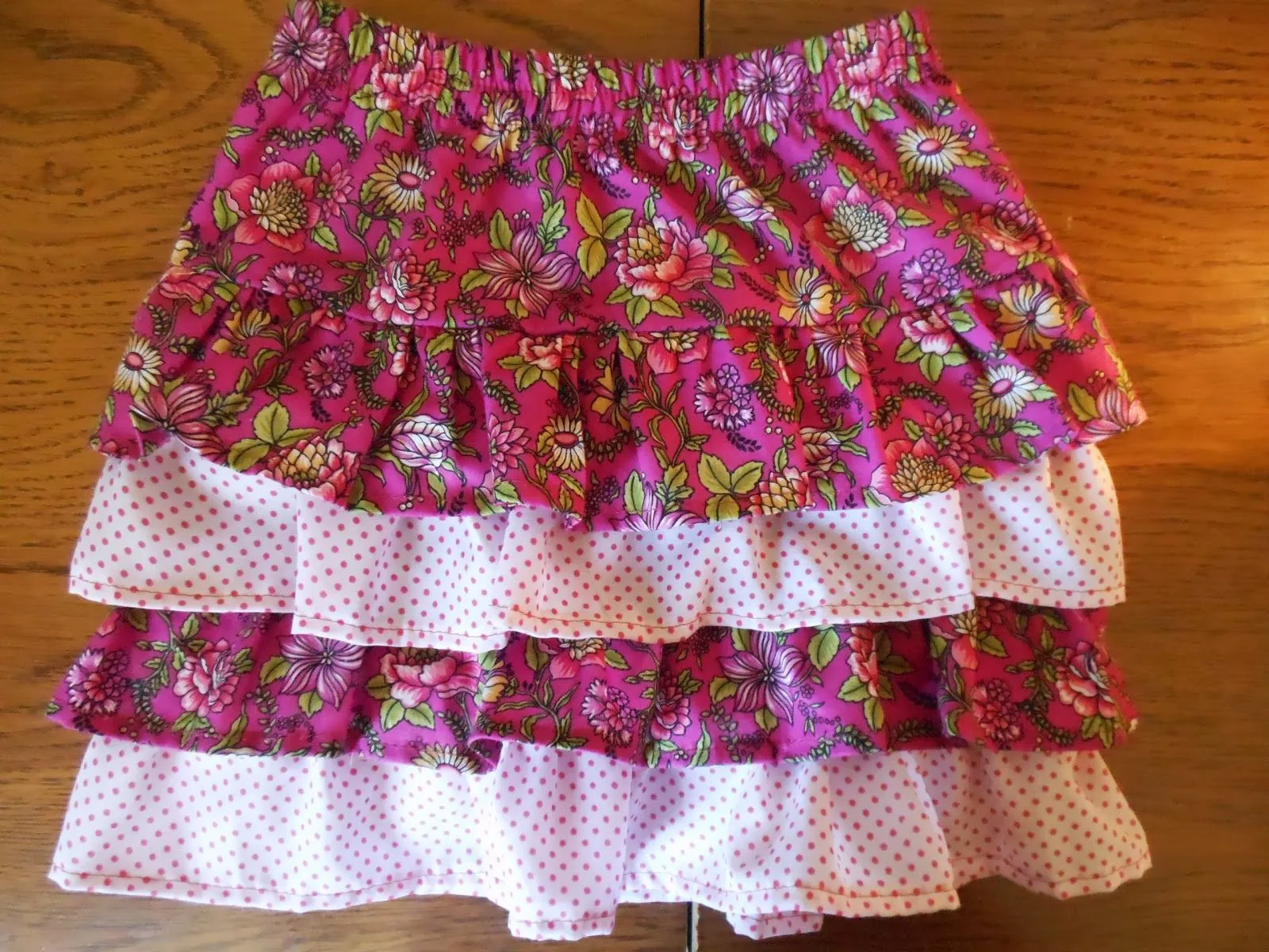Proyectos de Costura: Falda con Olanes para niña con elástico. Proyectos de Costura: Falda con Olanes para niña con elástico.