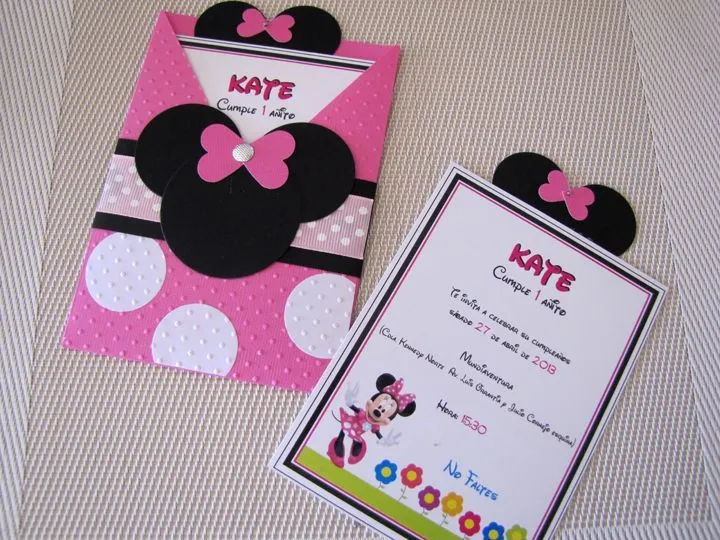 Minnie Mouse on Pinterest | Mickey Mouse, Invitations and Minnie ...
