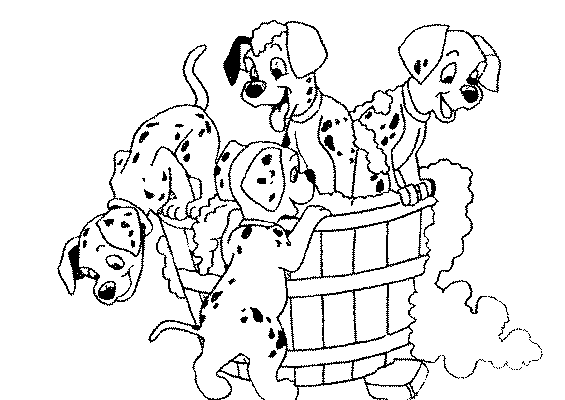 Dibujos animados de perros bañándose - Imagui