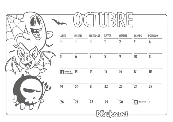 Calendario del mes de septiembre infantil - Imagui