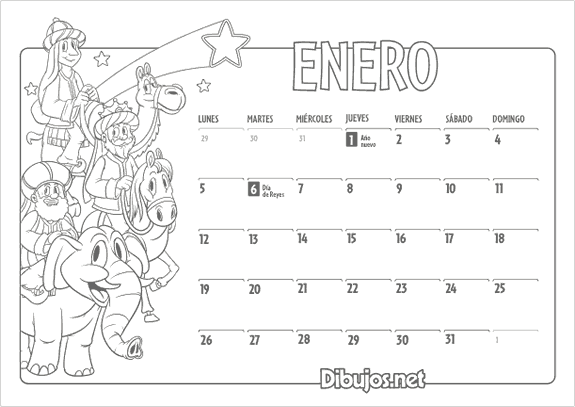 Calendario enero 2015 animado - Imagui