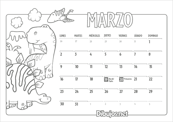 Ya puedes descargar el calendario infantil 2015 para colorear de ...