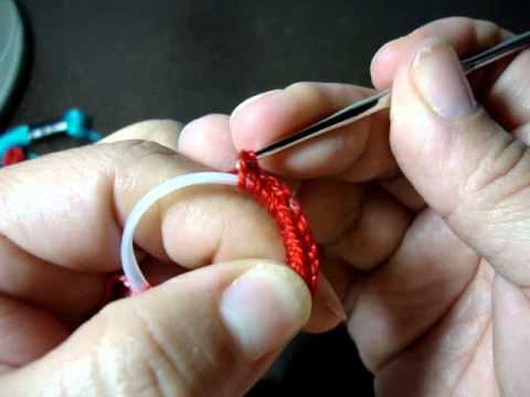 Pulcera de colores reciclada y a crochet - YouTube
